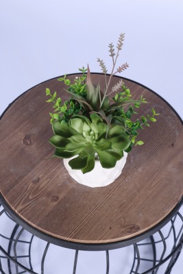 Beton Saksıda Yapay Bitkili Tanzimler Model 13 - 3