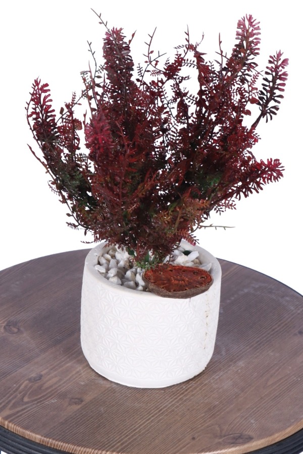 Beton Saksıda Yapay Bitkili Tanzimler Model 14 - 1