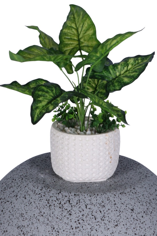 Beton Saksıda Yapay Bitkili Tanzimler Model 20 - 1