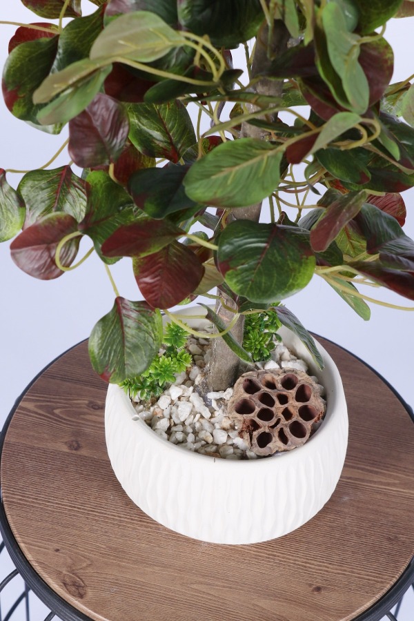 Beton Saksıda Yapay Bitkili Tanzimler Model 21 - 2