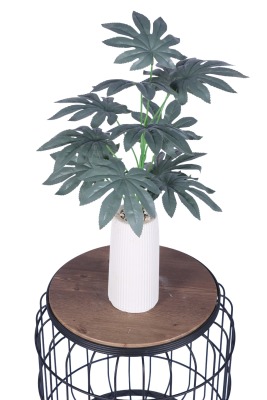 Beton Saksıda Yapay Bitkili Tanzimler Model 22 - Yapay Çiçek Sitesi