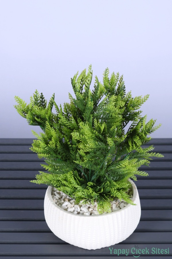 Beton Saksıda Yapay Bitkili Tanzimler Model 25 - 2