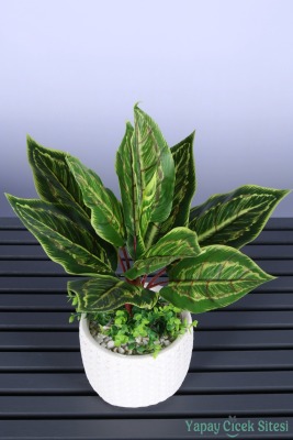 Beton Saksıda Yapay Bitkili Tanzimler Model 26 - 2