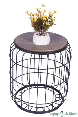 Beton Saksıda Yapay Çiçekli Tanzimler Model 17 - 2