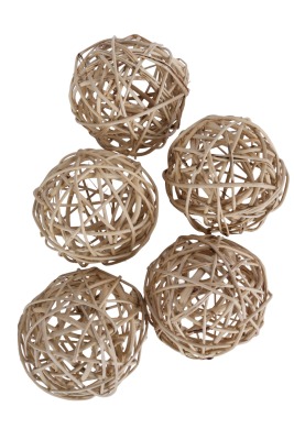 Dekoratif Lata Ball Yılbaşı Süs Topu 5 Adet 10 cm - 4