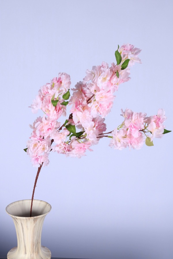 Kaliteli Yapay Bahar Dalı Çiçeği Pembe 106 Cm - 1