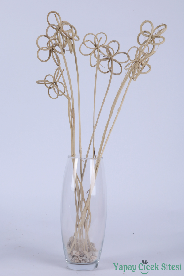 Kuru Çiçek Lata Kalın Ay Çiçeği 45 Cm 9lu - 3