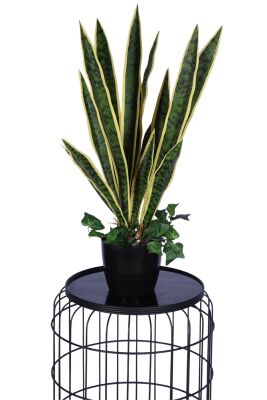 Lüks Yapay Kılıç Bitkisi Yeşil-Sarı 70 cm - 2