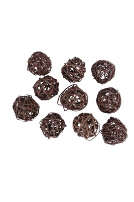 Rata Ball Süsleme Topları 10 Adet - Yapay Çiçek Sitesi