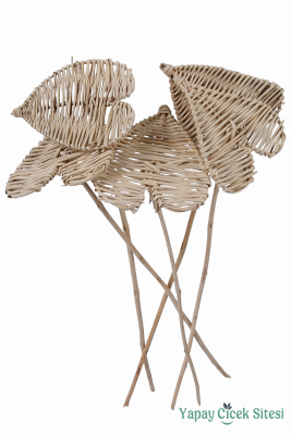 Rattan Örme Flat Heart Kalp 6lı - 2