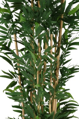 Siyah Fiber Saksıda Yapay Bambu Ağacı 305 cm - 4