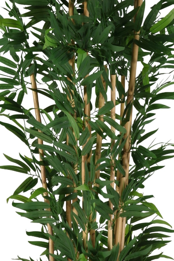 Siyah Fiber Saksıda Yapay Bambu Ağacı 305 cm - 4