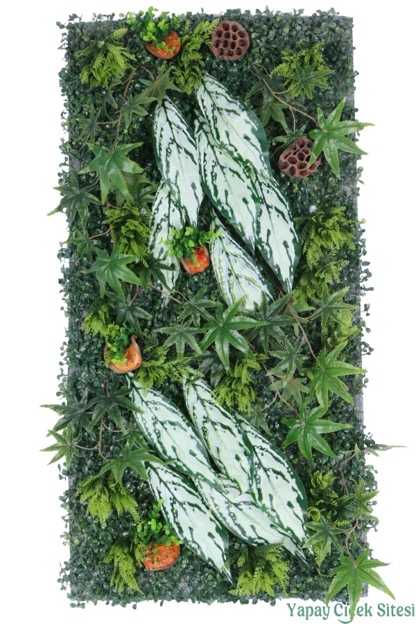 Yapay Bitkili Duvar Paneli 50x100 cm Model 5 - 1