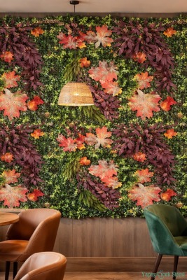 Yapay Bitkili Duvar Paneli 50x50 cm Model 2 - 4