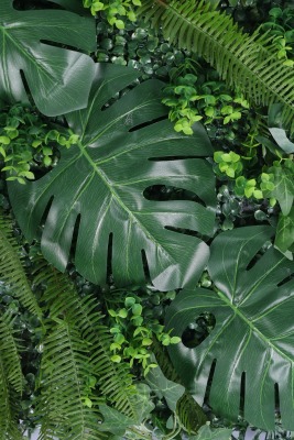 Yapay Bitkili Duvar Paneli 50x50 cm Model 7 - 2