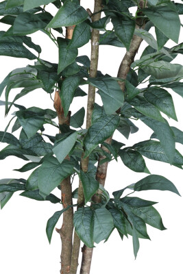 Yapay Ceviz Ağacı 3 Gövdeli 200 Cm Koyu Yeşil - 2