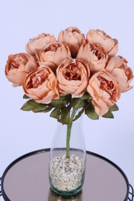 Yapay İncili Şakayık Demet Somon 10 Dal - 3