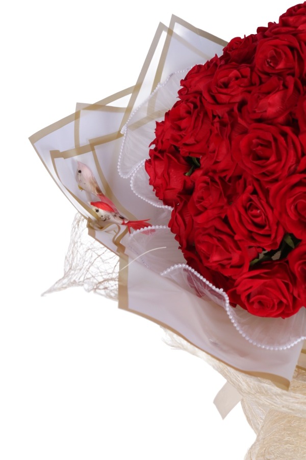 Yapay Kız İsteme Çiçeği Özel Gün Buketi 101 Güllü Model 11 - 4