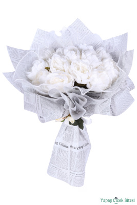 Yapay Kız İsteme Çiçeği Özel Gün Buketi 14 İri Güllü Model 18 - 2