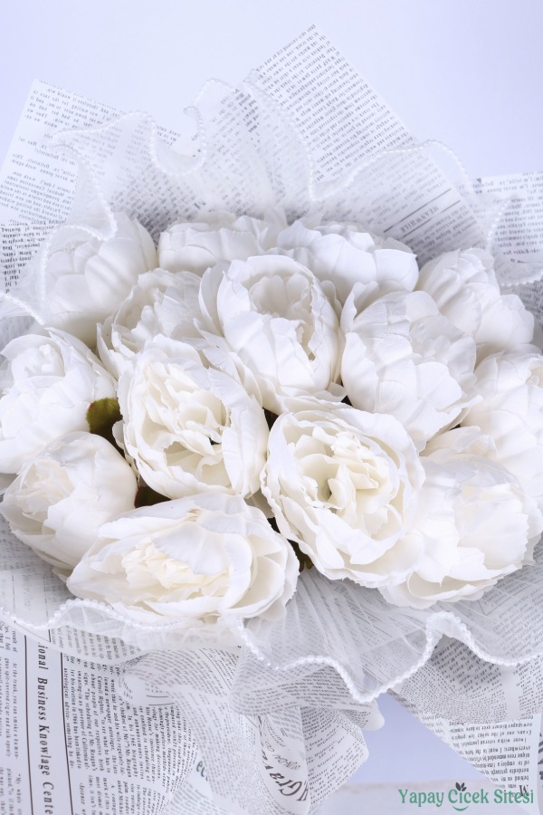 Yapay Kız İsteme Çiçeği Özel Gün Buketi 14 İri Güllü Model 18 - 4