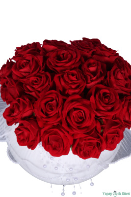 Yapay Kız İsteme Çiçeği Özel Gün Buketi 28 Güllü Model 10 - 3