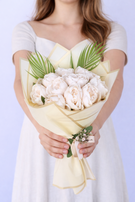 Yapay Kız İsteme Çiçeği Özel Gün Buketi Model 8 - Yapay Çiçek Sitesi