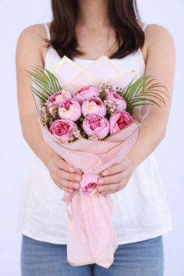 Yapay Kız İsteme Çiçeği Özel Gün Buketi Model 9 - Yapay Çiçek Sitesi