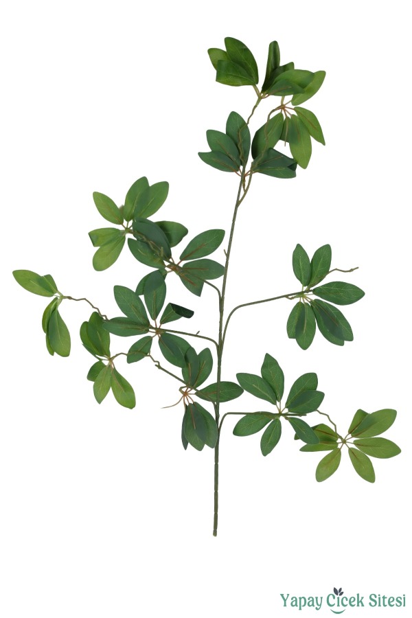 Yapay Şeflera Ağacı Dalı 70 Cm 12 Adet Yeşil - 2