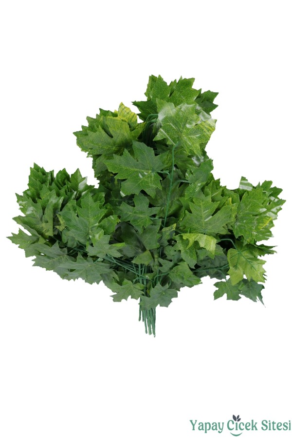 Yapay Üzüm Ağacı Dalı 15 Yapraklı 70 Cm 12 Adet Yeşil - 3