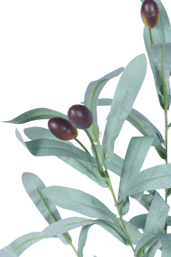 Yapay Zeytin Dalı 95 Cm Mat Yeşil - 2
